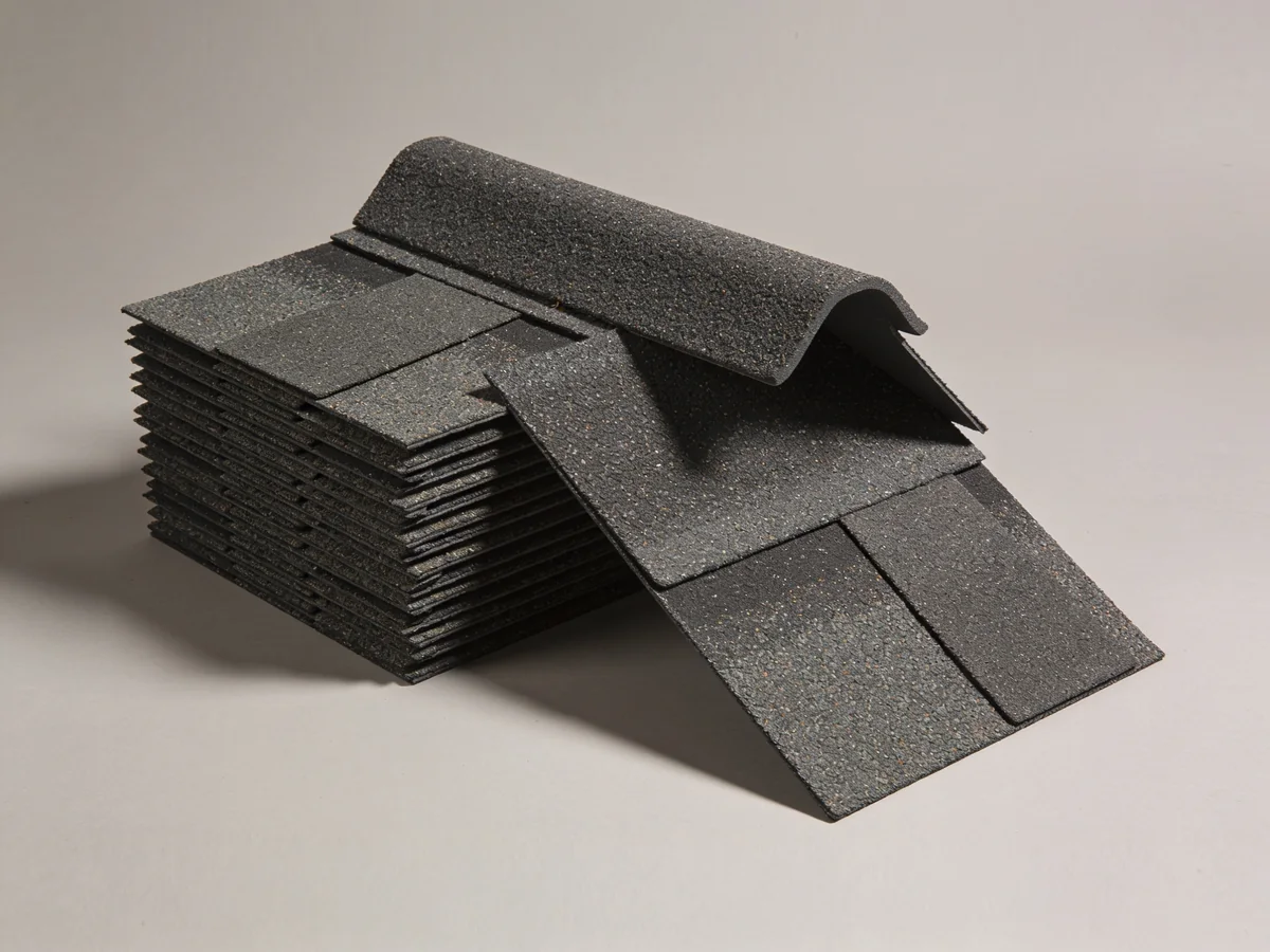 Standard hip-and-ridge caps — whole product form